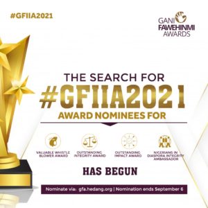 Gani Fawehinmi Awards 2021: Call for Nominations
